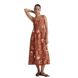Madewell | Dresses | Madewell Womens Nwt Peach Linen Blend Tie Waist Pocket Dolman  Sleeve Dress | Poshmark
